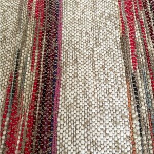 Casa Decor Home Woven 48” x 67” Multicolor Fringed Throw